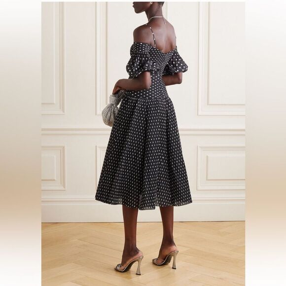 Zimmermann Polka Dot Off-the-Shoulder Dress – New with Tags (Size 1 / US 6) - Picture 3 of 8